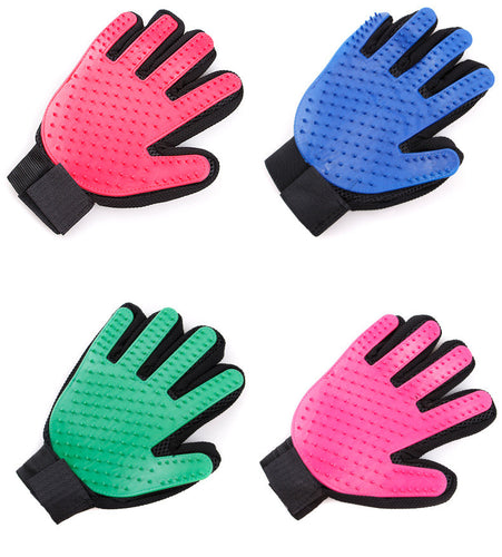 Hot Silicone Dog Glove Dog Accessories Soft Use Pets Gloves Grooming Bath Hair Cleaning Comb Efficient Massage Pets Supplies