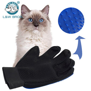 Pet Hair Glove Comb Silicone Pet Grooming Massage Bathing Brush Comb Gentle Easy Clean Hair Brush For Cat