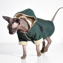 Clothes Hoodie Cotton Pet Cornish Devon Rex Sphynx Coat Winter Cat Clothes Warm Pet Clothing For Cat Casual