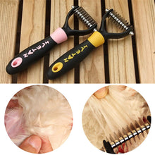 Dog Pet Cat Fur Dematting Grooming Deshedding Trimmer Tool Comb Brush 10 Blade - 1 PC