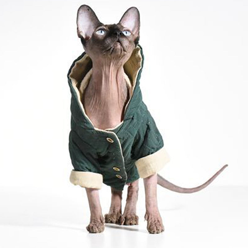 DOUJIN Hairless Cat Clothes Sphinx Devon Kenneth in Winter-XXXL :  : Pet Supplies